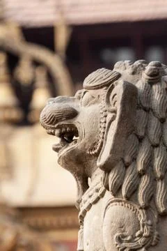 Stone Lion Foto stock