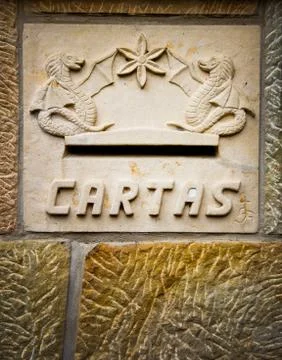 Stone mailbox Stock Photos