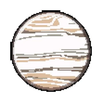 Stone marble coaster pixel art vector illustration Stock Illustration