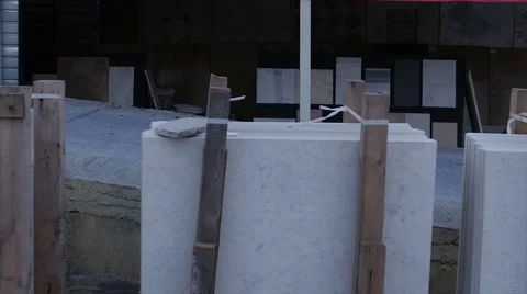 Stone, Marble, Granite texture for sell in a shop Stock Footage 61826583
