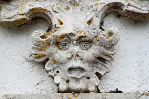 Stone mask Foto stock