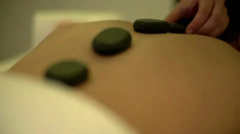 Stone Massage Stock Footage 31659590