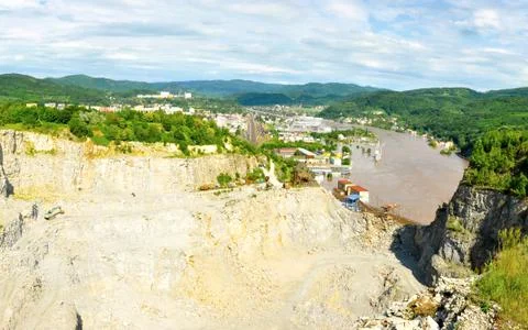 Stone mine Stock Photos