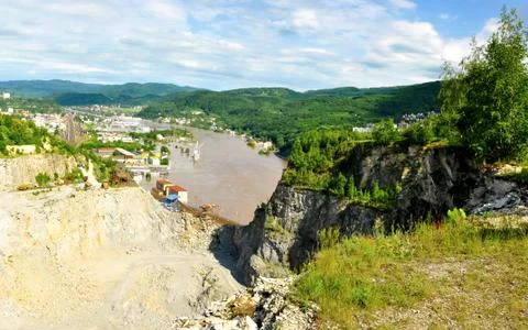 Stone mine Stock Photos