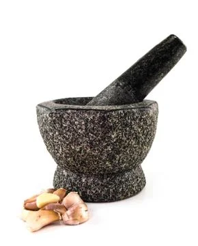 Stone mortar Stock Photos