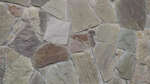 Stone mosaic made of solid granite as a design detail Stock Photos