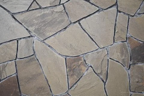 Stone mosaic wall background texture Foto stock