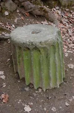 Stone with moss Stock Photos