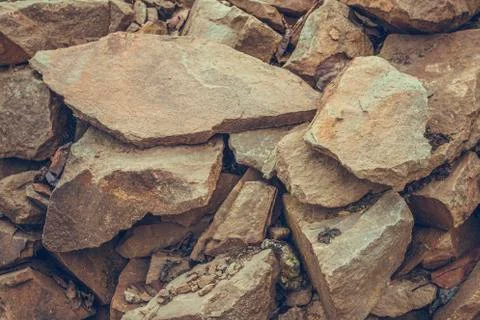 Stone on the mountain. Stock Photos