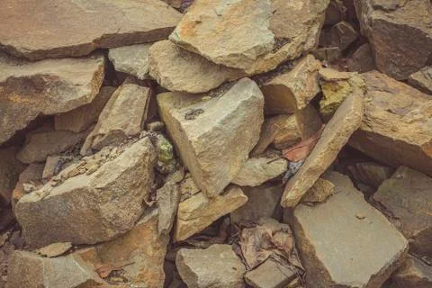 Stone on the mountain. Foto stock