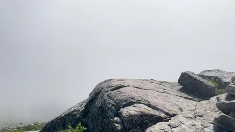 Stone Mountain with Sky Stock Footage 250978003