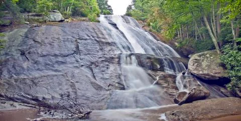 Stone mountain waterfall Stock Photos