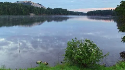 Stone Mtn Sunrise Vídeo Stock 12307999