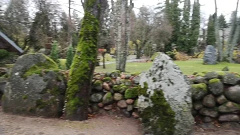 Stone Museum. Mosėdis Stock Footage 167559620