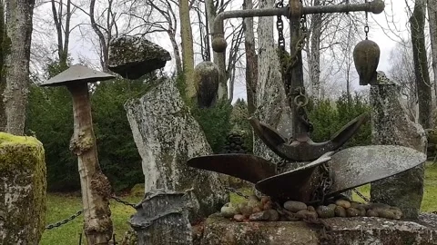 Stone Museum. Mosėdis Stock Footage 167559636