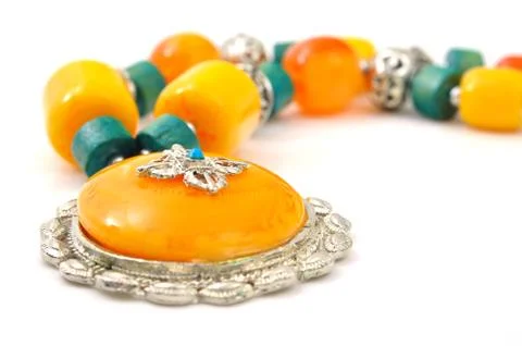 Stone necklace Foto stock
