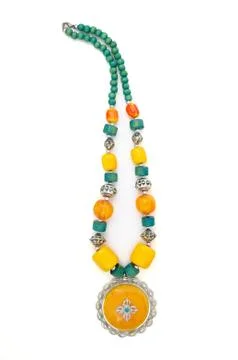 Stone necklace Stock-Fotos
