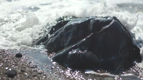 Stone not shore Stock Footage 117823097