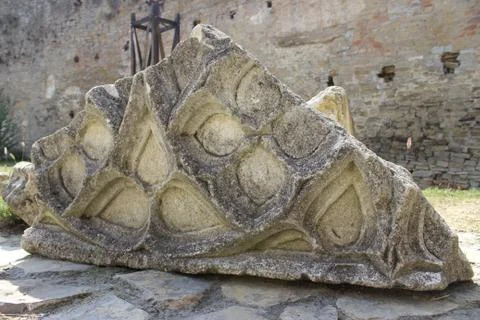 Stone of the old castle Stock Photos