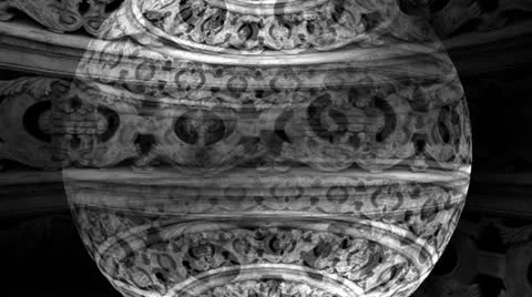 Stone Ornament Motion Mapping Stockbeeldmateriaal 24728565