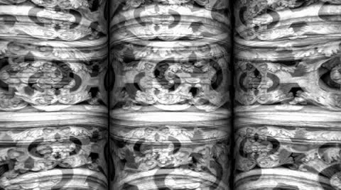 Stone Ornament Motion Mapping Stockbeeldmateriaal 24728594