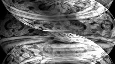 Stone Ornament Motion Mapping Stock Footage 24728605