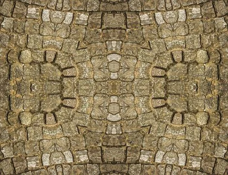 Stone ornament pattern Stock Illustration