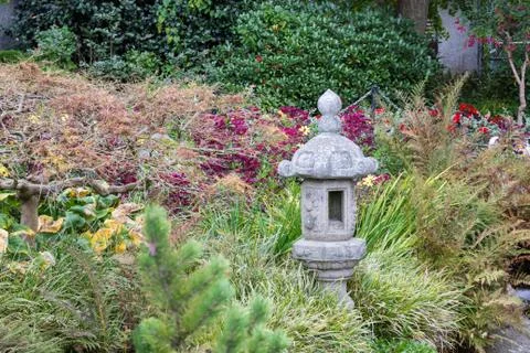 Stone Pagoda Lantern Stock Photos