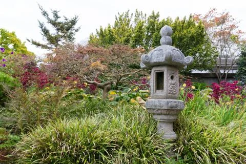 Stone Pagoda Lantern Stock Photos