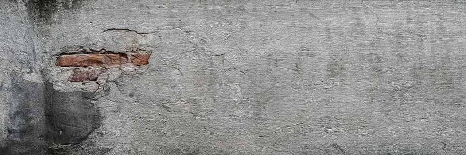 Stone panoramic wall texture Stock Photos