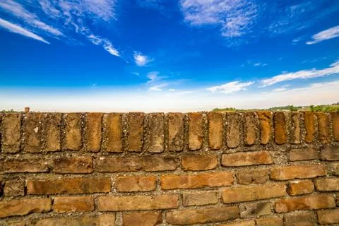 Stone parapet Foto stock