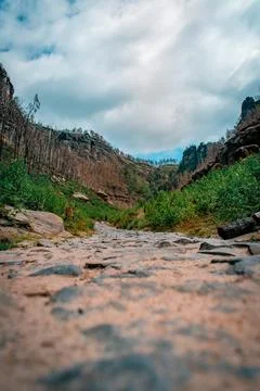 A stone path Foto stock