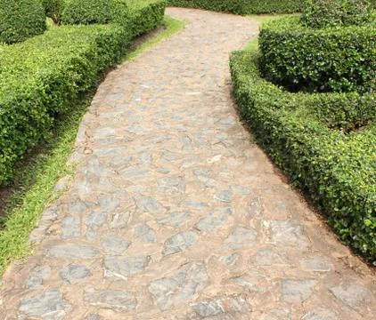 Stone pathway Stock Photos