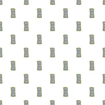 Stone pathway seamless pattern creating texture background Stock Illustration