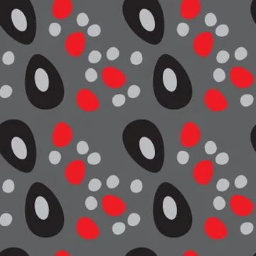 Stone pathway seamless pattern Stock Illustration