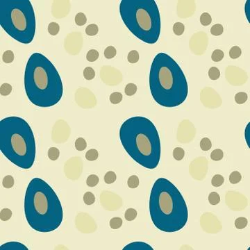 Stone pathway seamless pattern Stock Illustration