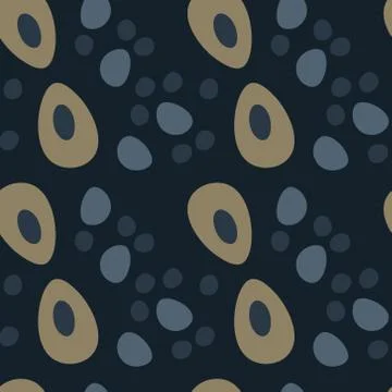 Stone pathway seamless pattern Illustrazione stock