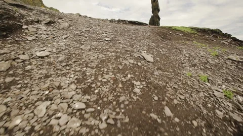 Stone pathway in Skellig Island Stock Footage 108733337