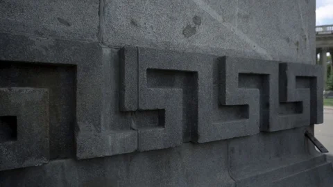 Stone pattern on the wall Vidéo 108306001