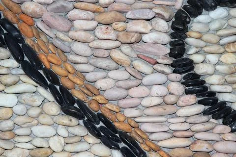 Stone pattern on the wall Stockfoto's