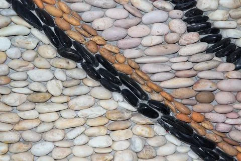 Stone pattern on the wall Stockfoto's