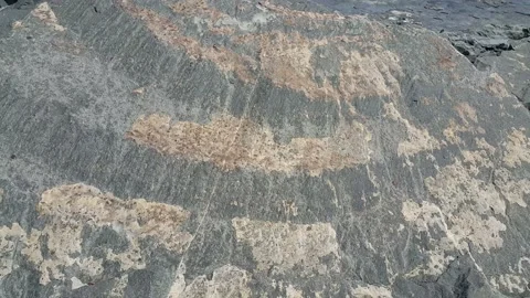 Stone patterns on large rocks background... | Stock Video | Pond5