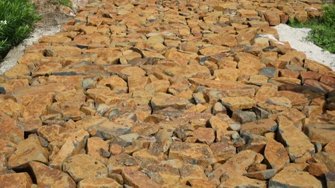 Stone-pavement-construction 스톡 동영상 138505484