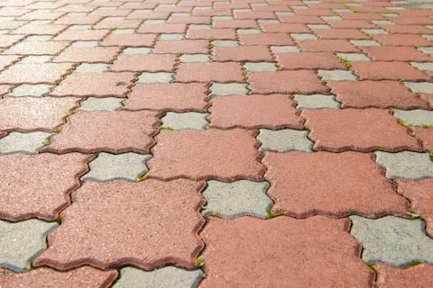 Stone pavement pattern Stock Photos