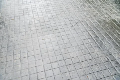 Stone pavement in perspective Stock Photos