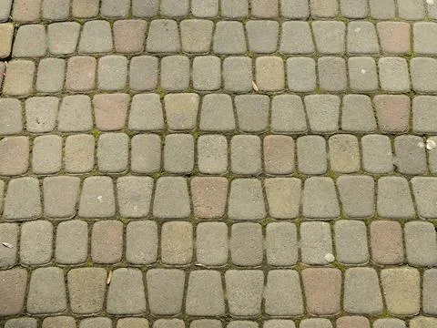 Stone pavement texture top view full frame Stock Photos