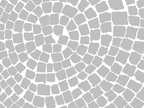 Stone pavers pattern イラスト素材