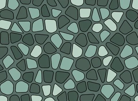 Stone pebble texture mosaic vector background wallpaper Stock Illustration