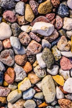 Stone pebbles background texture, landscape architecture Stock Photos