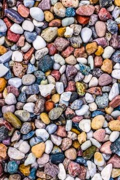 Stone pebbles background texture, landscape architecture Stock Photos